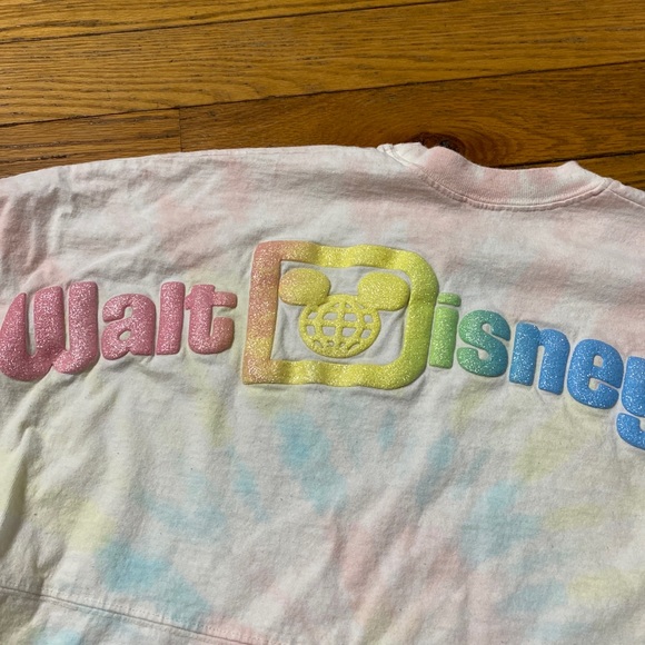 Disney Parks Walt Disney World Spirit Jersey Rainbow Tie Dye Size S - Picture 6 of 7
